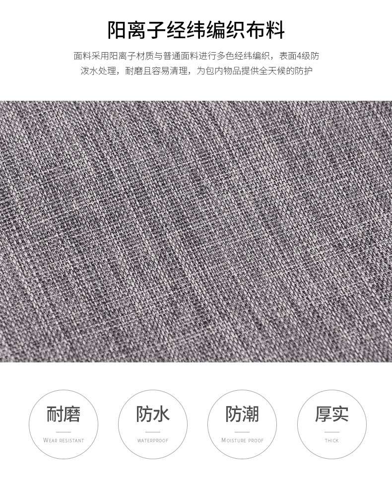 新款多功能阳离子字母洗漱包挂钩洗漱包化妆品收纳包可定制logo详情图9