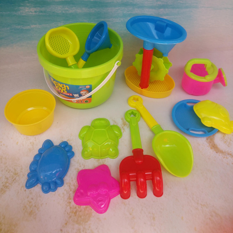 婴幼儿童沙滩玩沙套装玩具 宝宝戏水洗澡挖沙铲子决明子详情图2