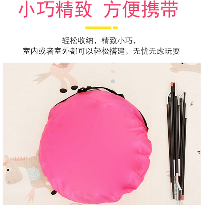 超大款儿童公主帐篷玩具游戏屋婴儿宝宝儿童城堡室内游戏帐篷详情图17