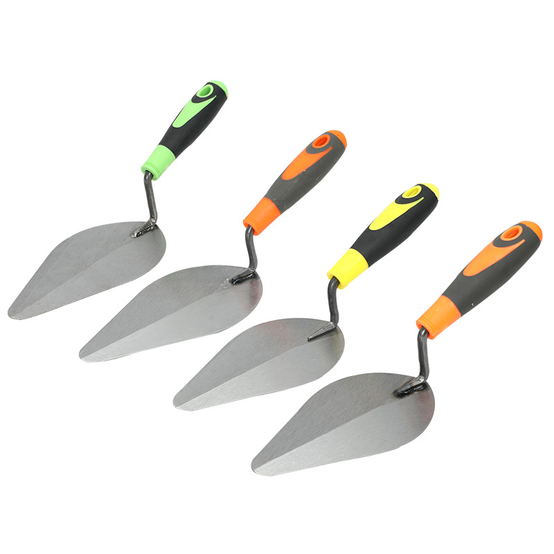 抹泥刀桃型塑柄砌砖刀泥工匠建筑五金工具铲子7寸详情图1