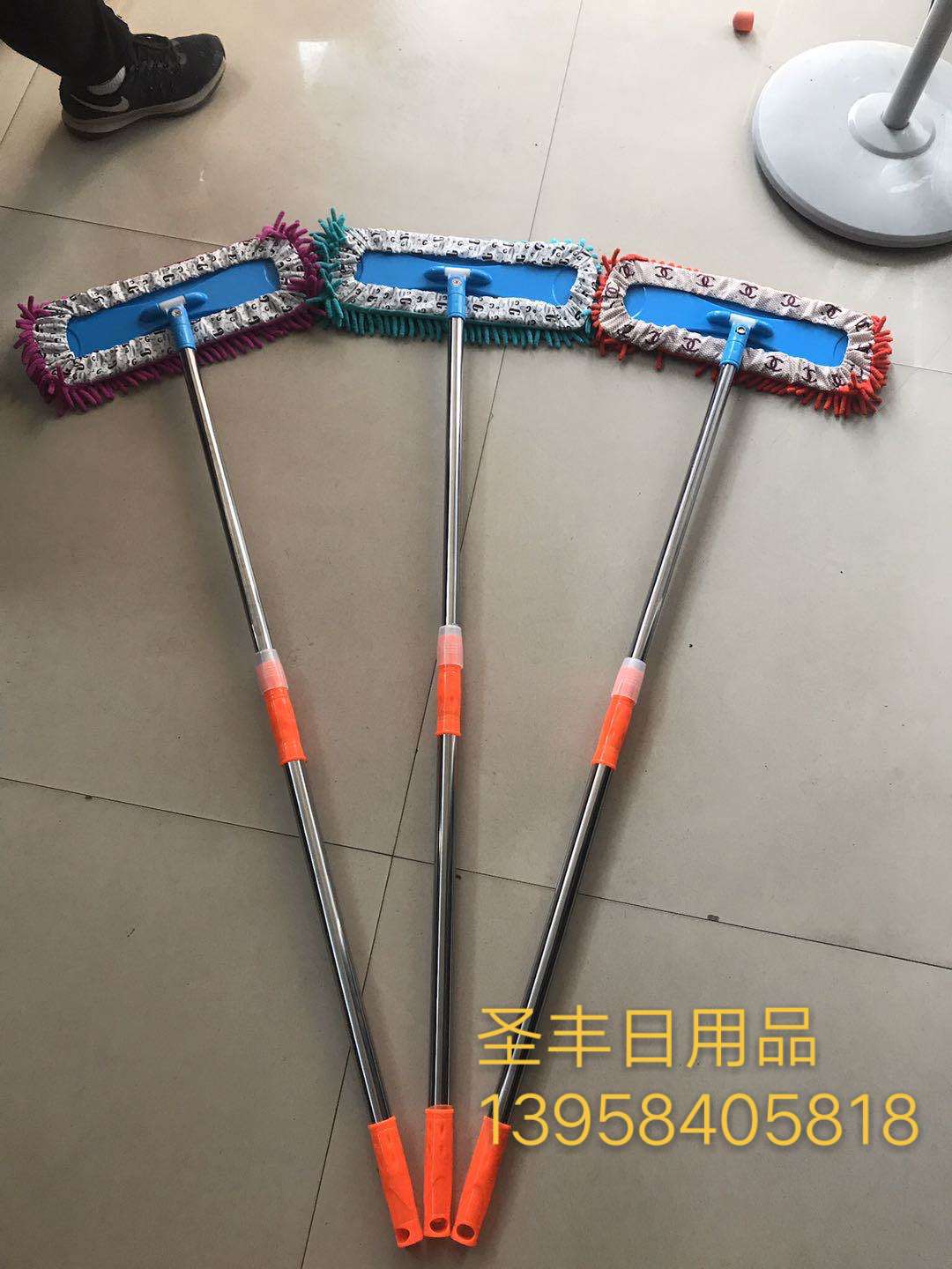 Manufacturers direct lazy mop Chenille flat drag rotary absorbent mop cloth wholesale dry and wet dual purpose god drag
Tel :13958405818 details Picture