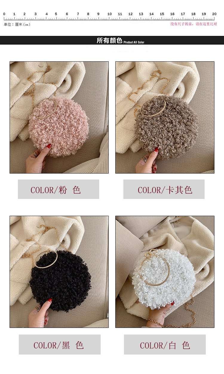 Winter New Hair Bag, Stylish Women's Bag, Hand Crossbody Bag Bag details Picture