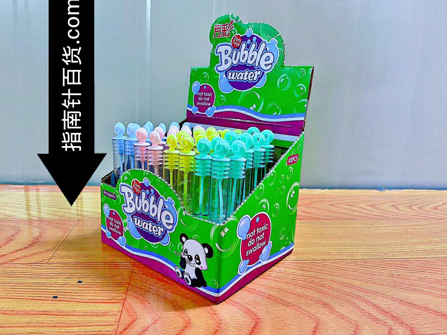 厂家直销48支安全无毒七彩泡泡棒小号抖音同款泡泡水吹泡泡水儿童户外玩具外贸货源详情图6