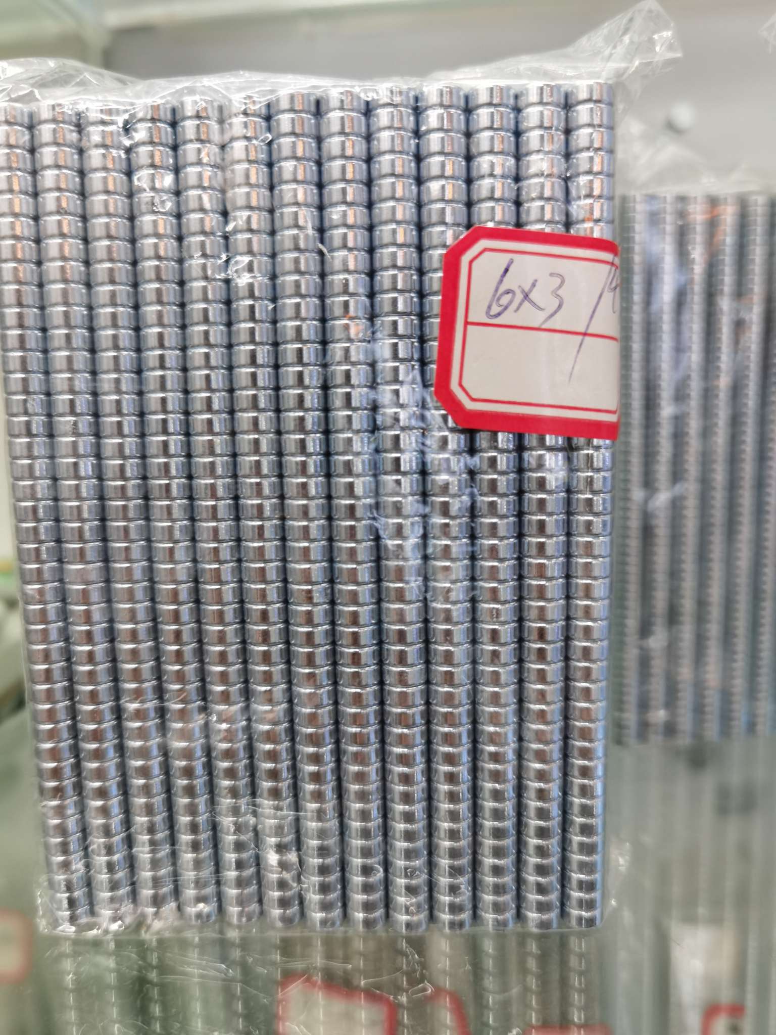 Buckle magnet 6X3 mm zinc thumbnail