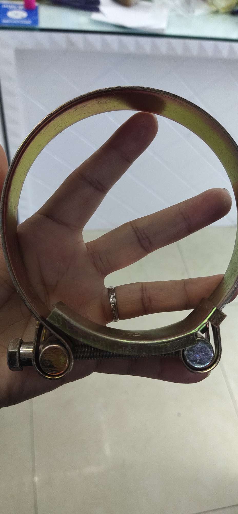 管夹镀彩，201，白色详情图1