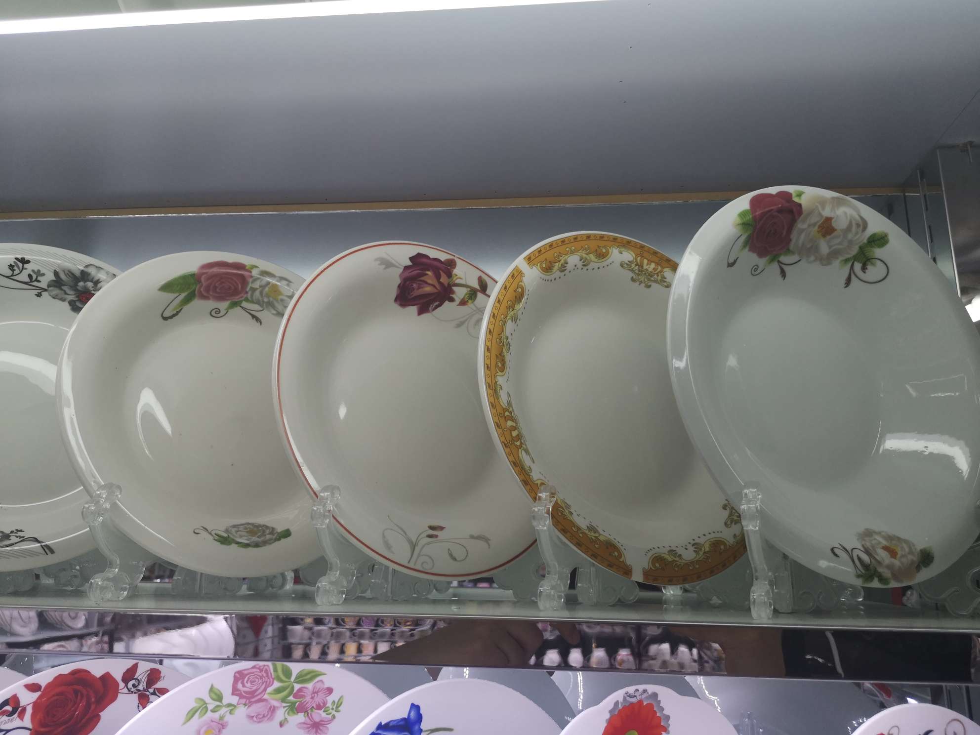 9.25寸陶瓷烤花反汤盘时尚新颖精美家用酒店用