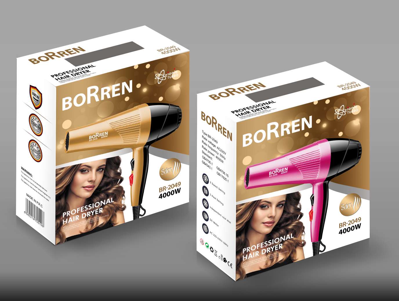 Hair dryer, electric hair dryer 2049 details Picture