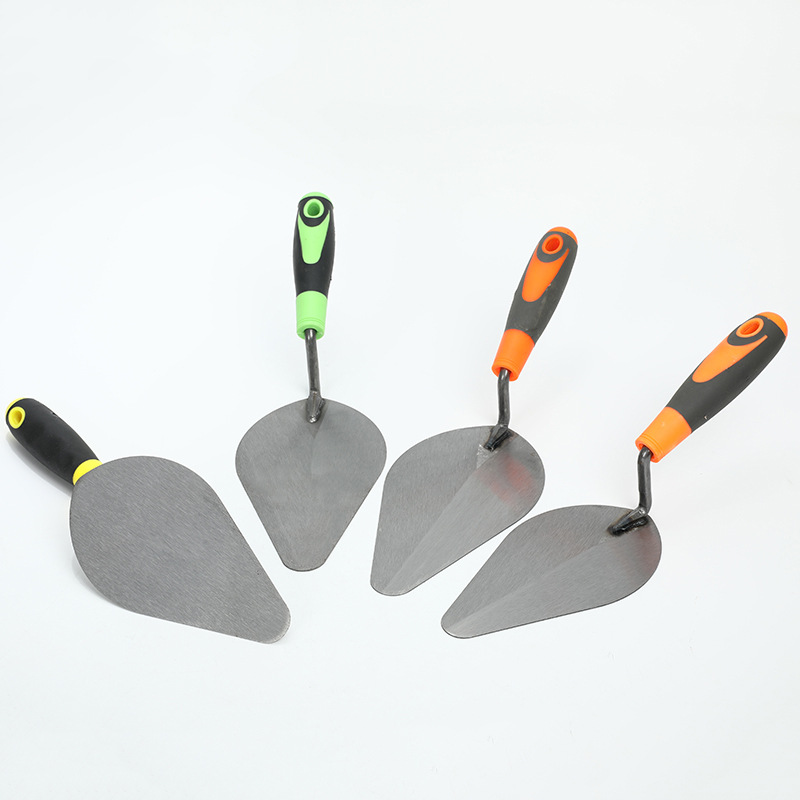 抹泥刀桃型塑柄砌砖刀泥工匠建筑五金工具铲子7寸详情图2