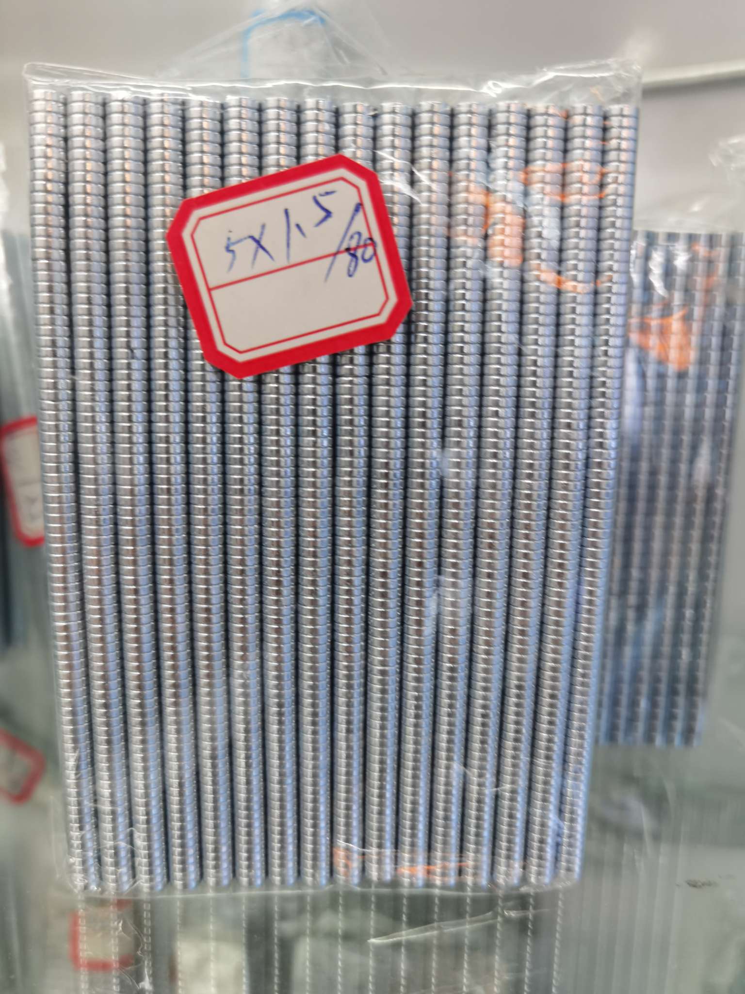 磁钢磁铁5x1.5mm。锌