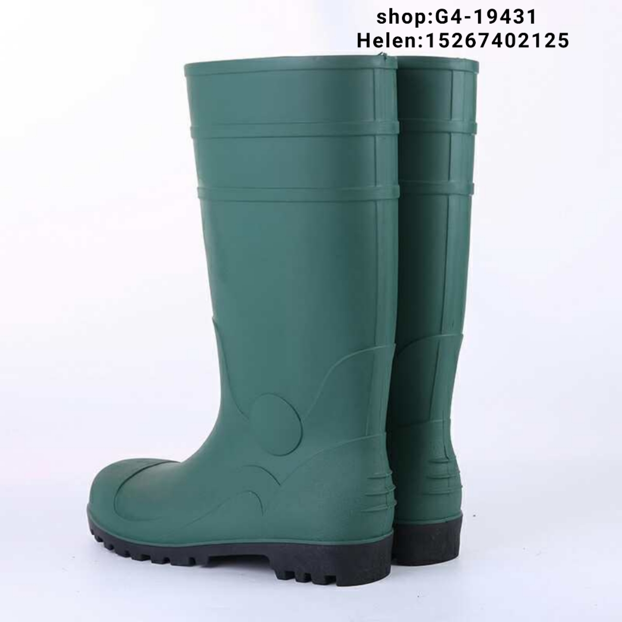 雨鞋 劳保雨鞋 水鞋 中筒雨鞋 水泥鞋  铁头雨鞋，详情图3