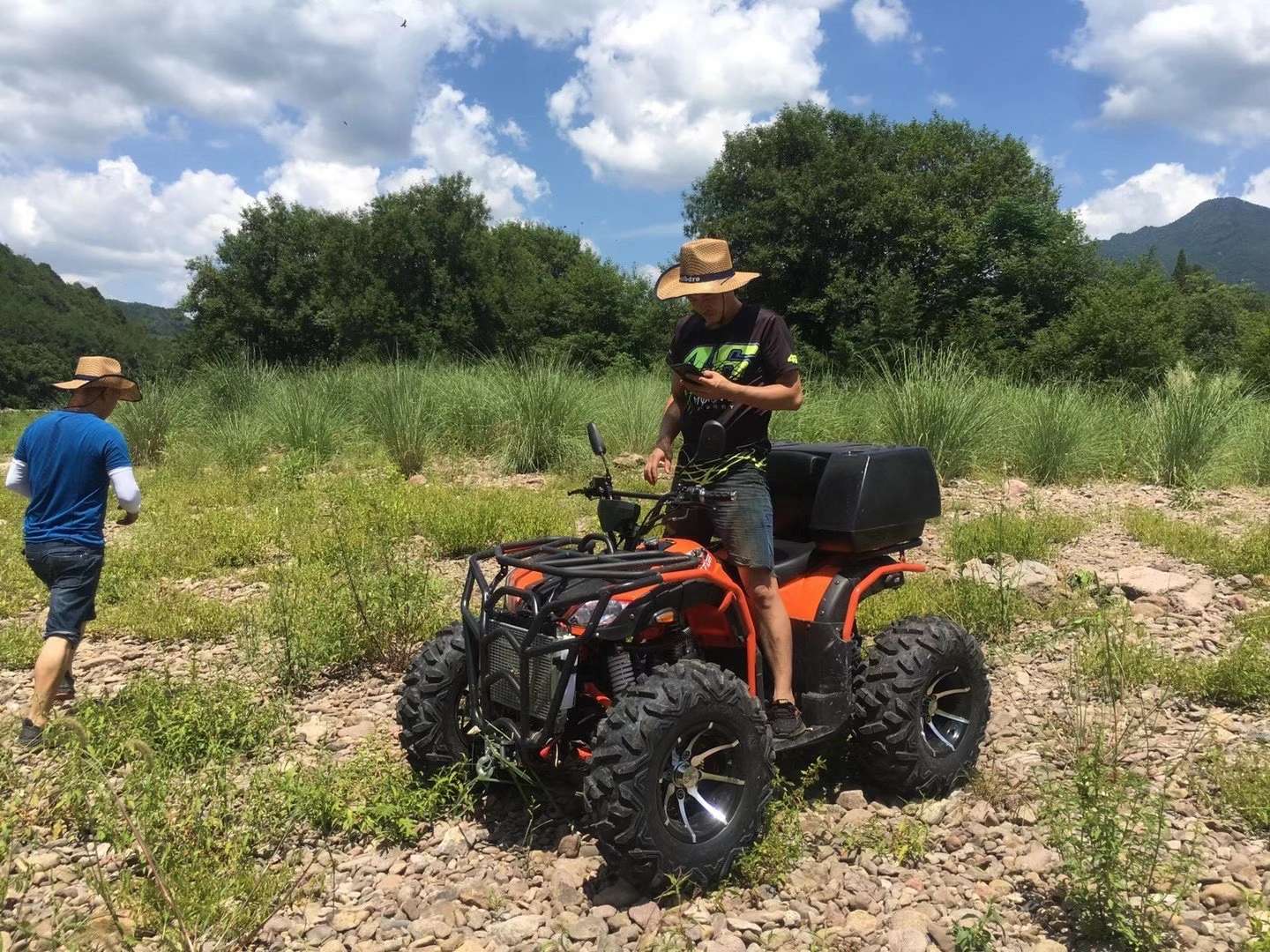 Atvs, electric Harley-Davidson scooters, and mobility scooters
