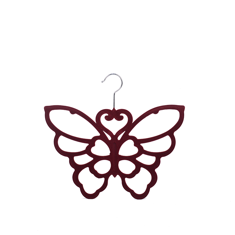 植绒大蝴蝶衣架