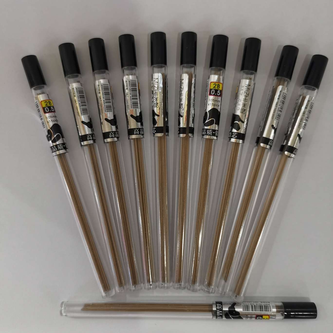 Gold resin lead core, 80 pieces in one cylinder detail image 3