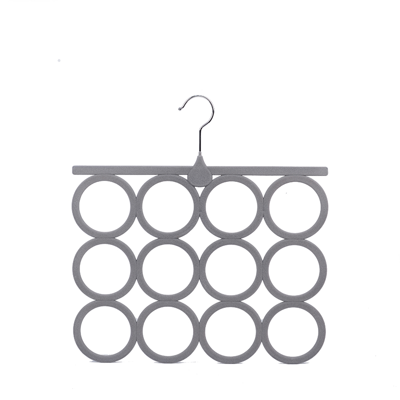 植绒12环多功能衣架