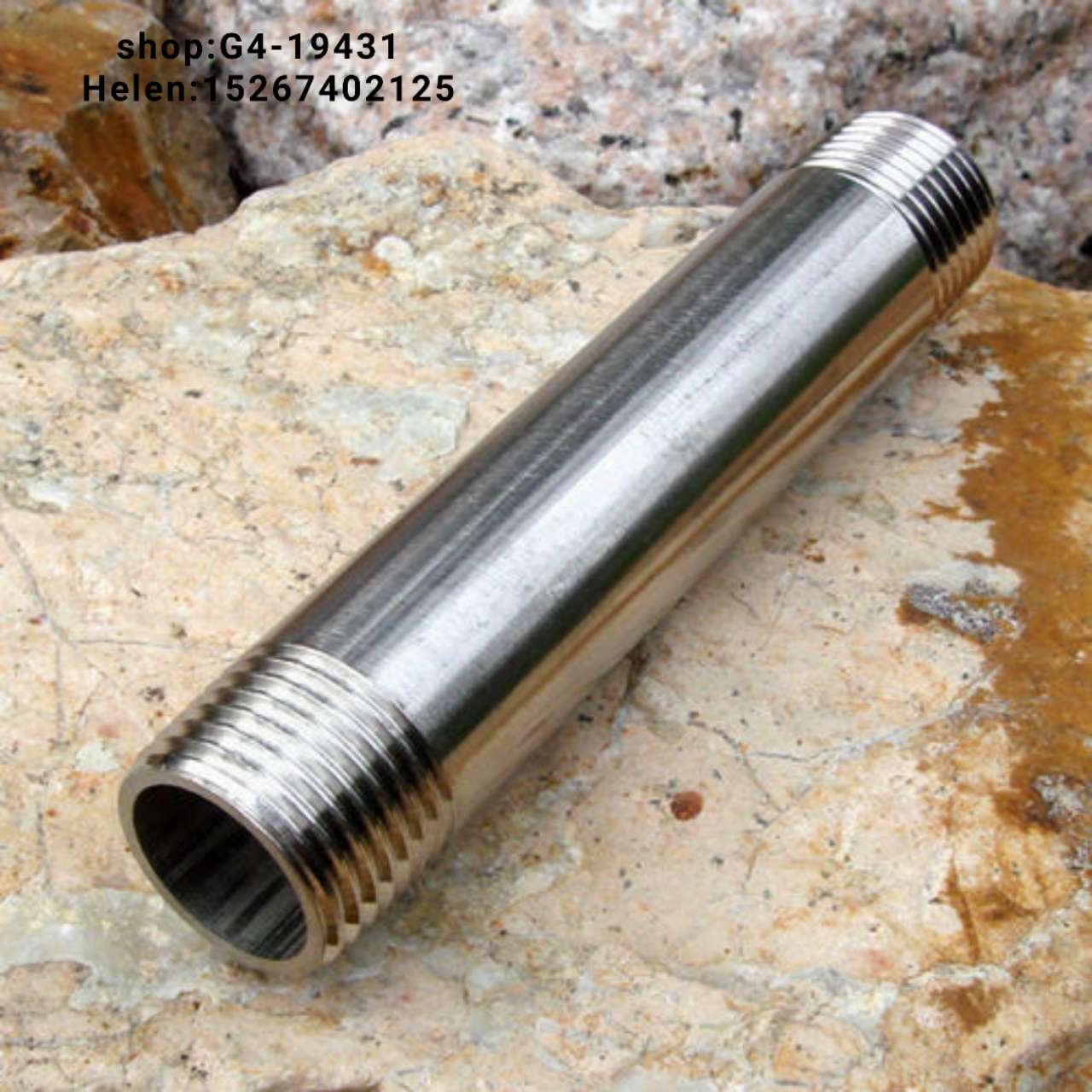 管件   外丝  钢管外丝 长短丝  镀锌管件 碳钢管件  水管接头   水管配件 水暖管件  4分  6分对丝白底实物图