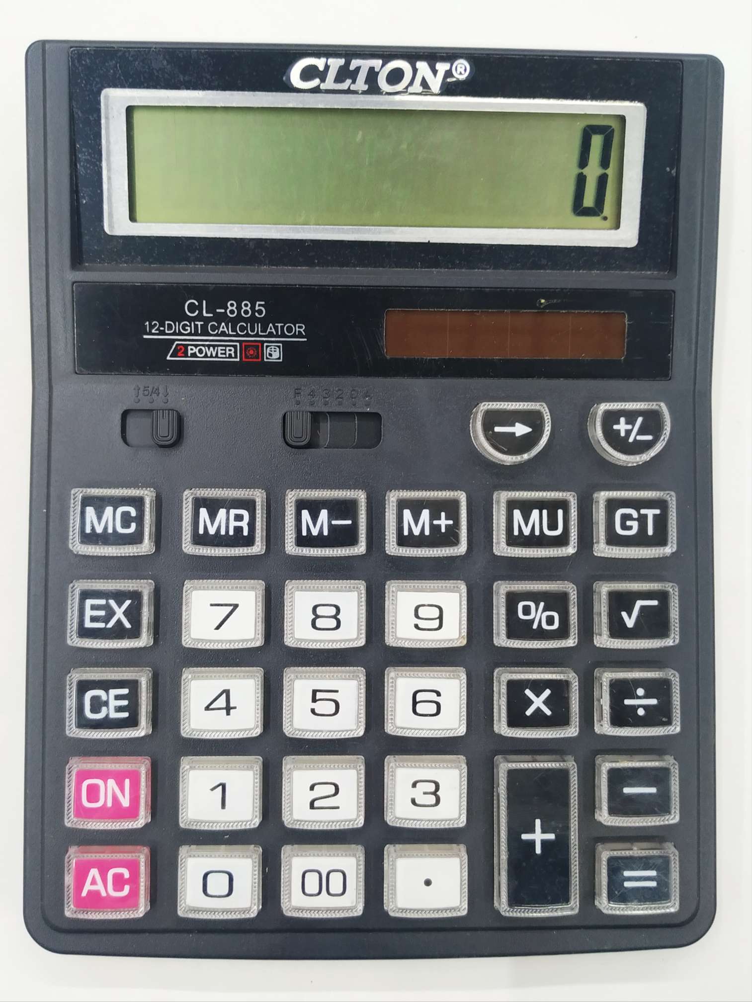 Super-smart CL-885 large display 12-digit calculator for financial accounting business