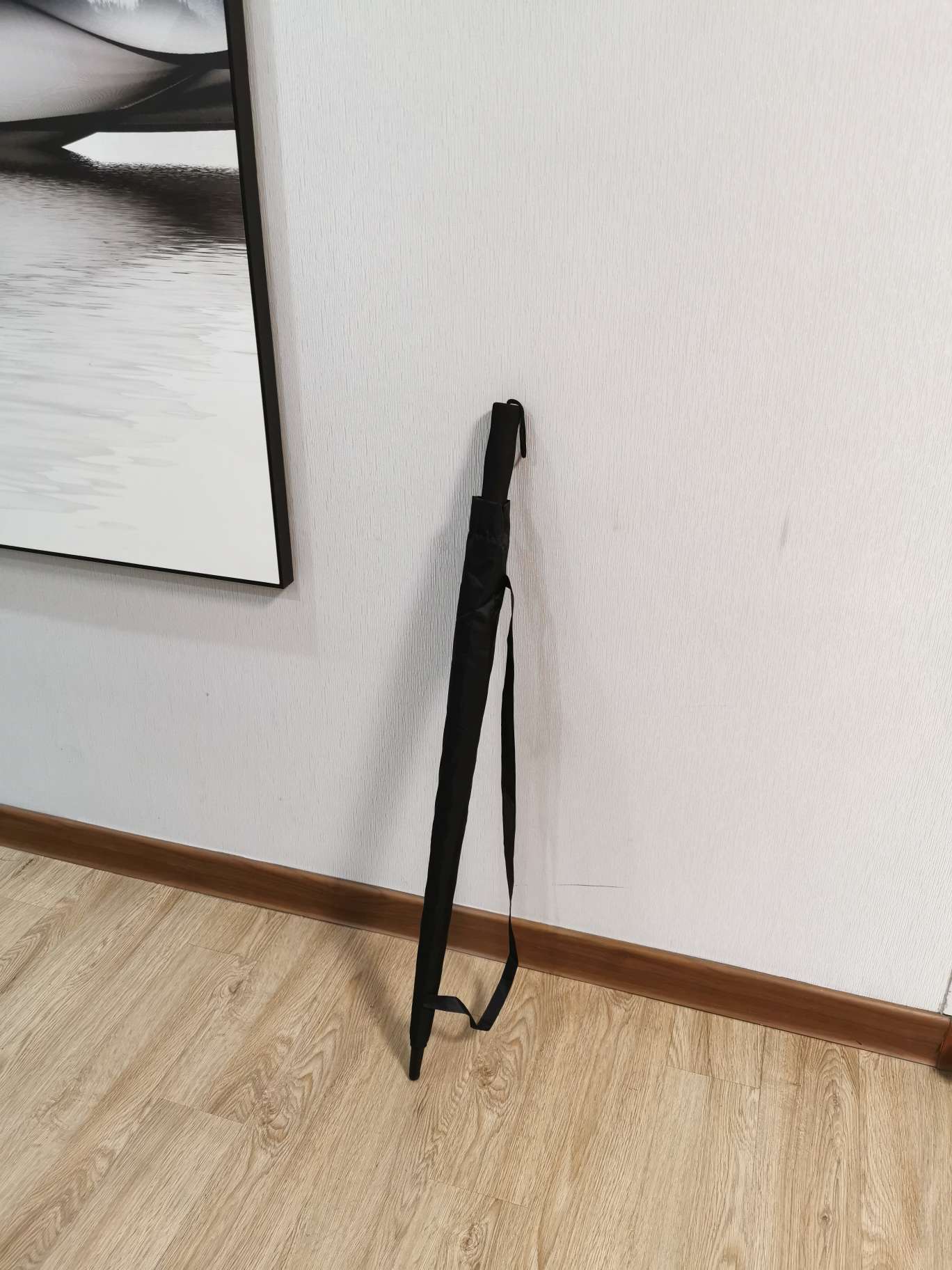 27-inch golf color fiber umbrella with strap cover details Picture