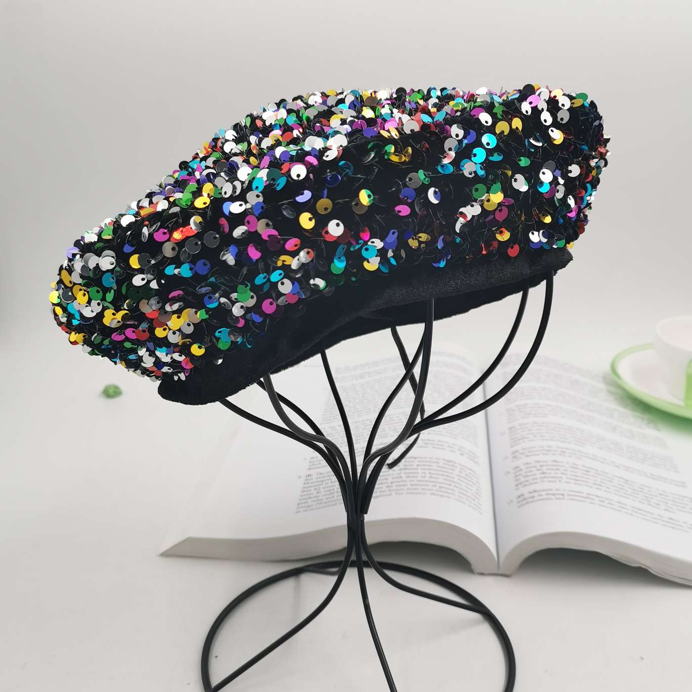 Sequined berets