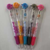 Automatic pencil with rubber roller
