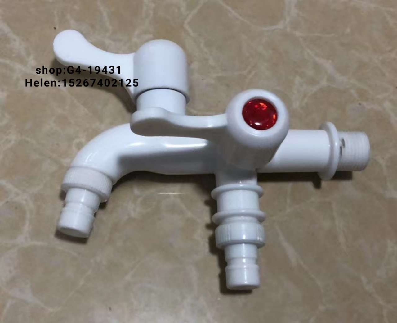 Water spout faucet Plastic water spout Drinking machine faucet 1/2 water spout 3/4 water spout PP water spout color water spout multi-functional water spout