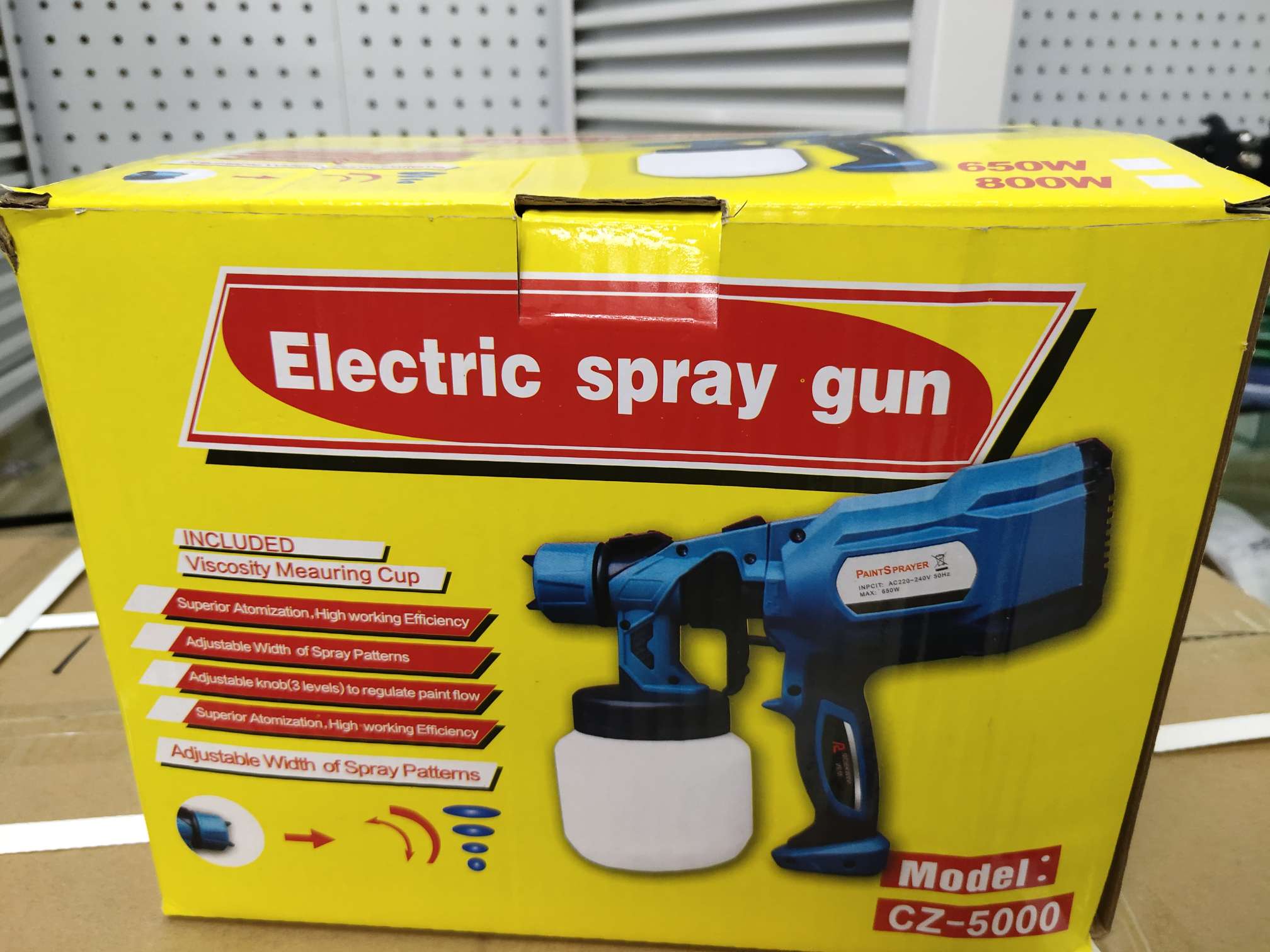 Blue paint sprayer detail image 3