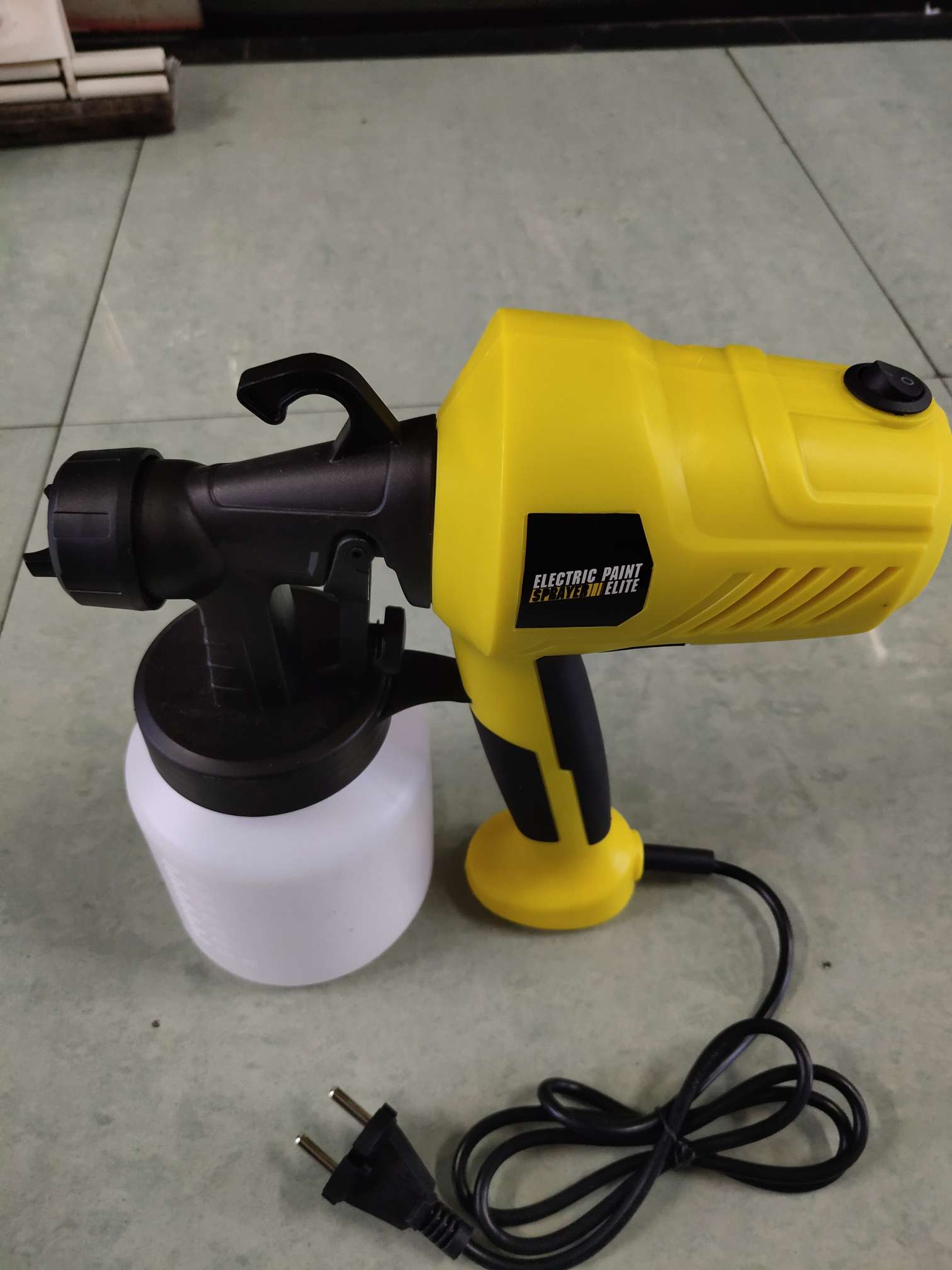 Yellow paint sprayer