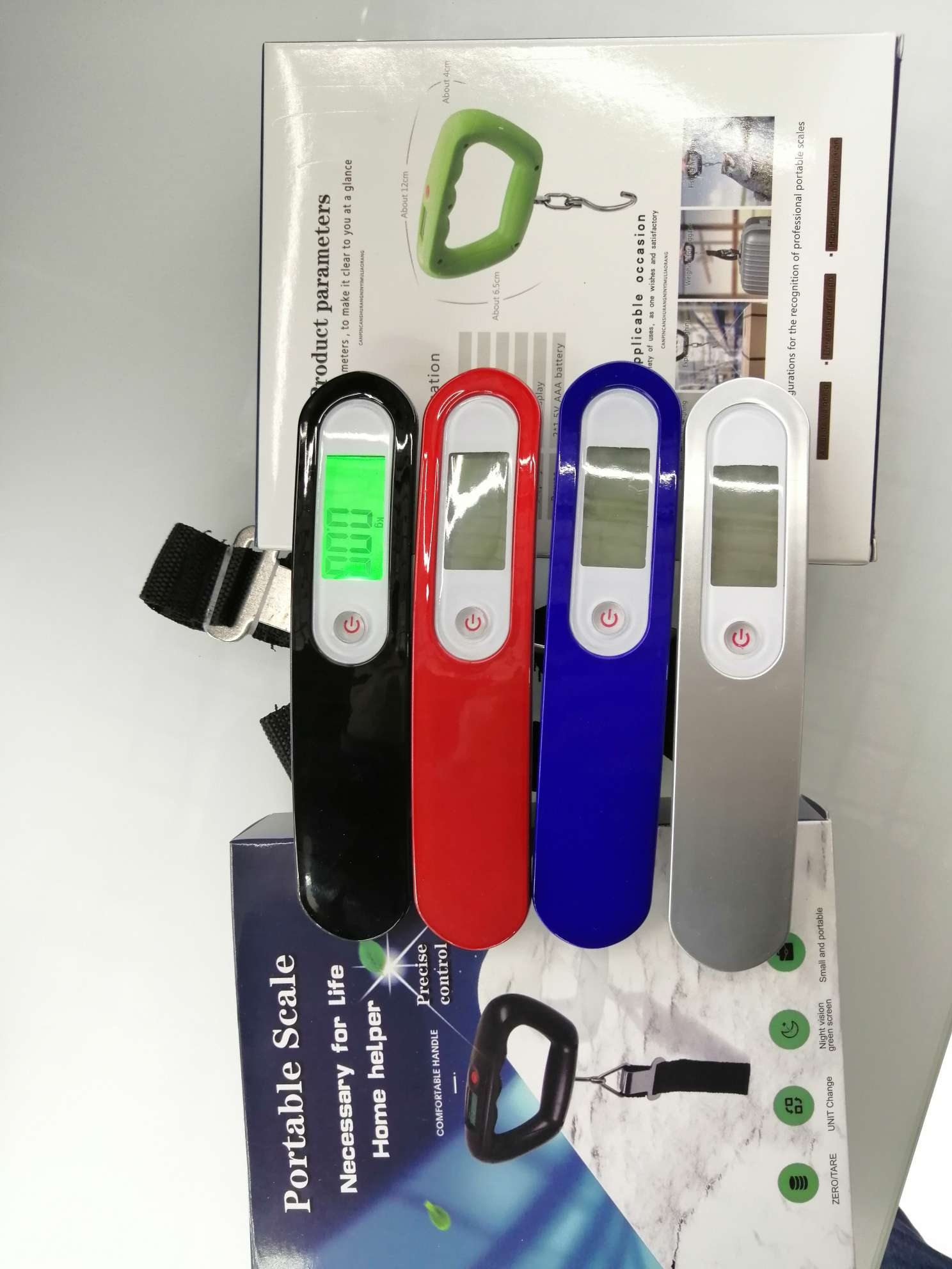 50Kg Courier Portable Electronic Scale Portable Luggage Scale Parcel Electronic Luggage Weighing Device Electronic Lifting Scale Item Picture