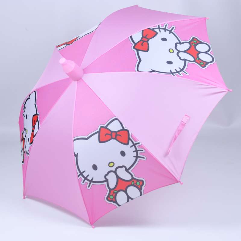 55 cm four-piece cartoon waterproof cover children's umbrella, impact fabric cartoon umbrella in stock Specification image