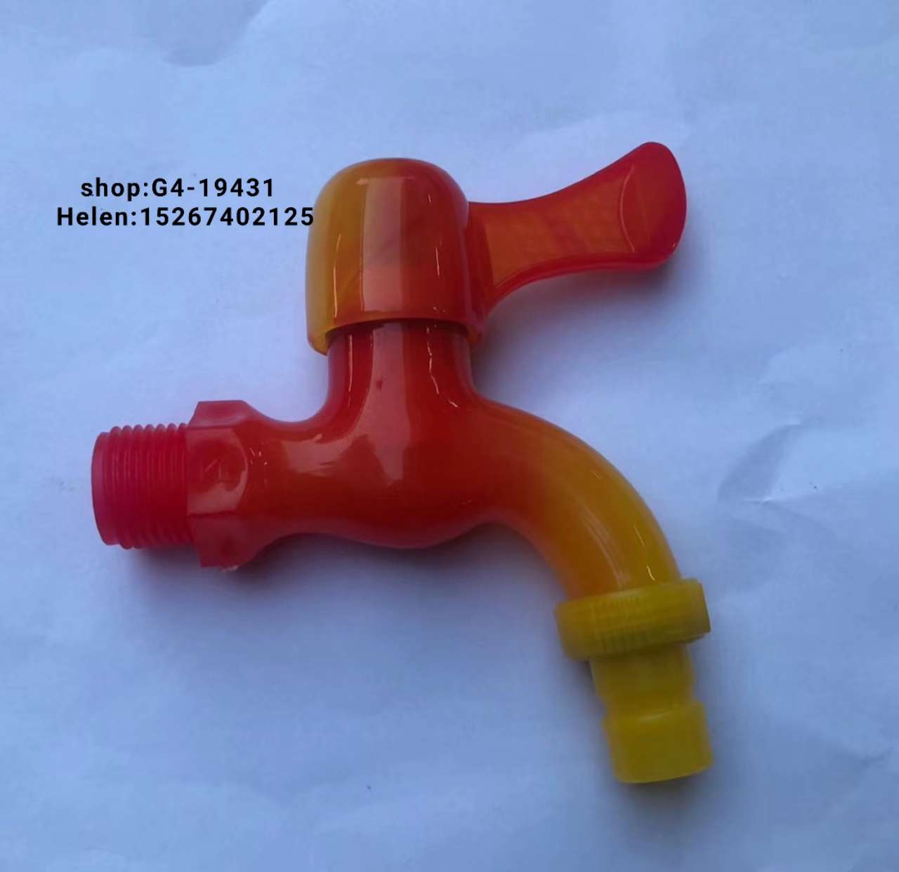 Water spout faucet Plastic water spout Drinking machine faucet 1/2 water spout 3/4 water spout PP water spout color water spout multi-functional water spout 8