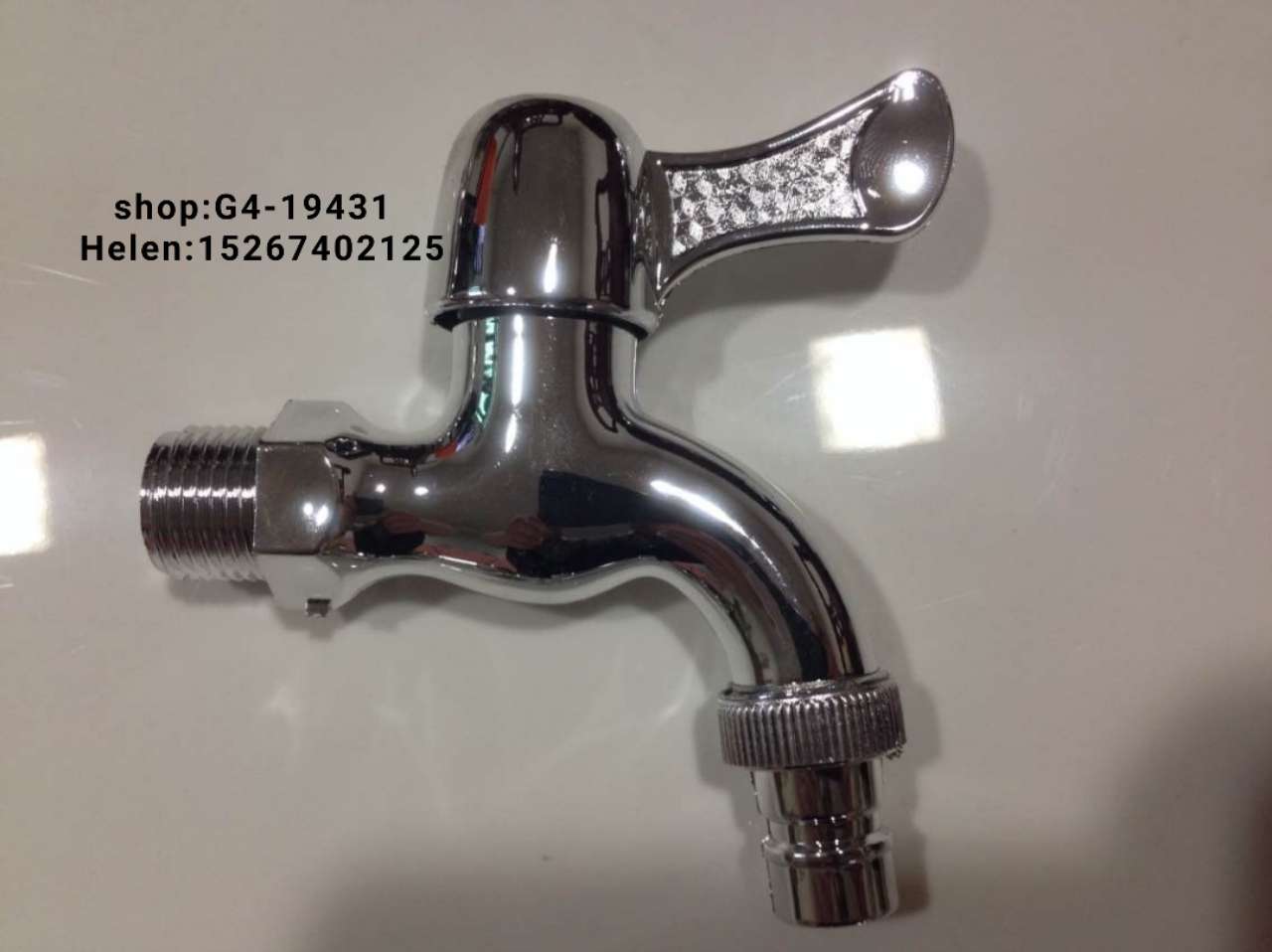Faucet water spout Plastic water spout Drinking machine faucet 1/2 water spout 3/4 water spout PP water spout Color water spout electroplated plastic vertical faucet *