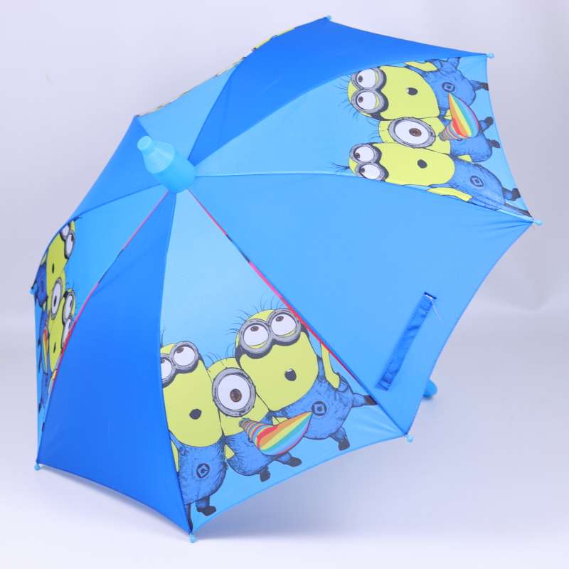 55 cm four-piece cartoon waterproof cover children's umbrella, impact fabric cartoon umbrella in stock details Picture