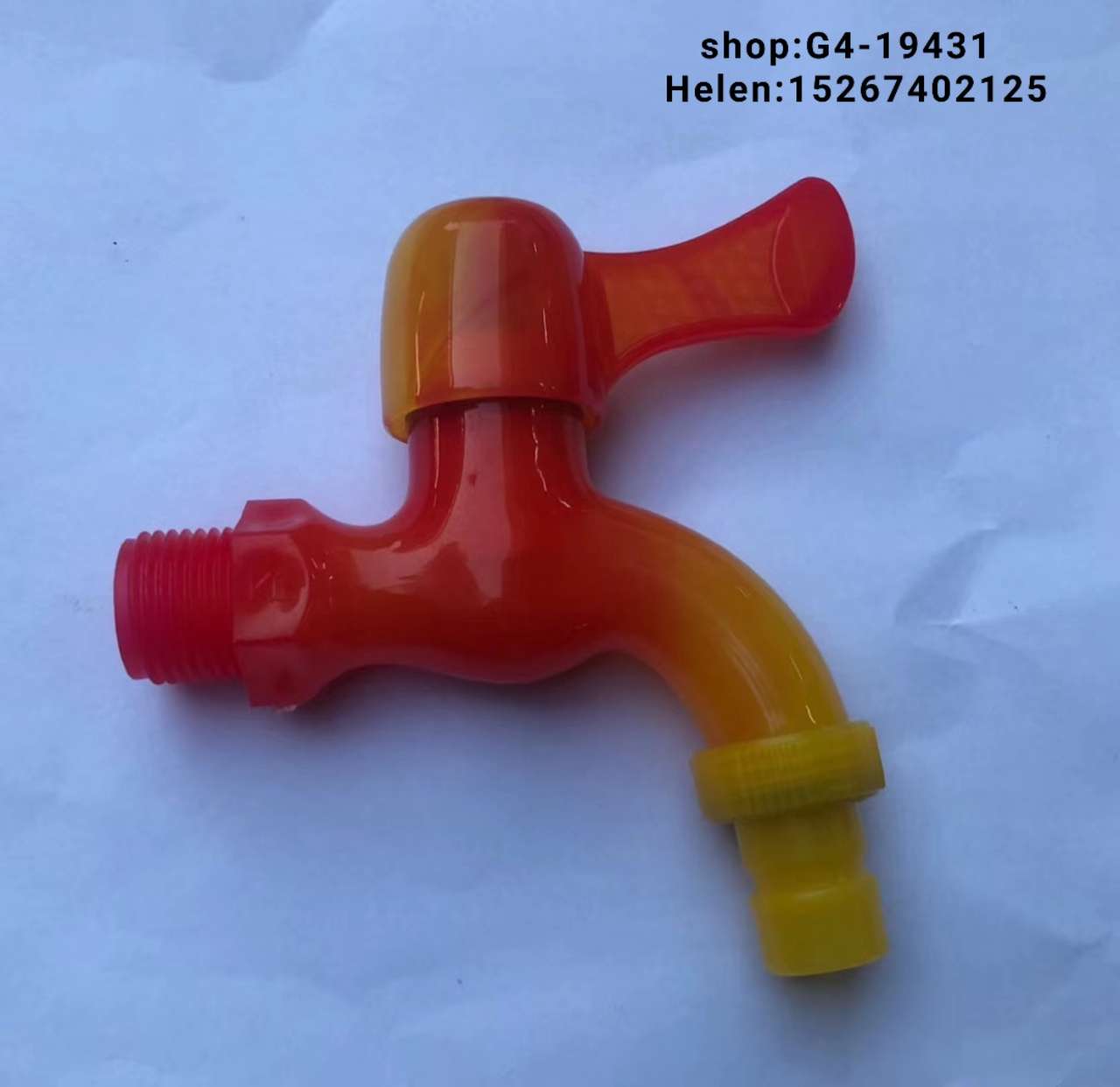 Faucet water spout plastic water spout Drinking machine faucet 1/2 water spout 3/4 water spout PP water spout color water spout electroplated plastic vertical faucet"