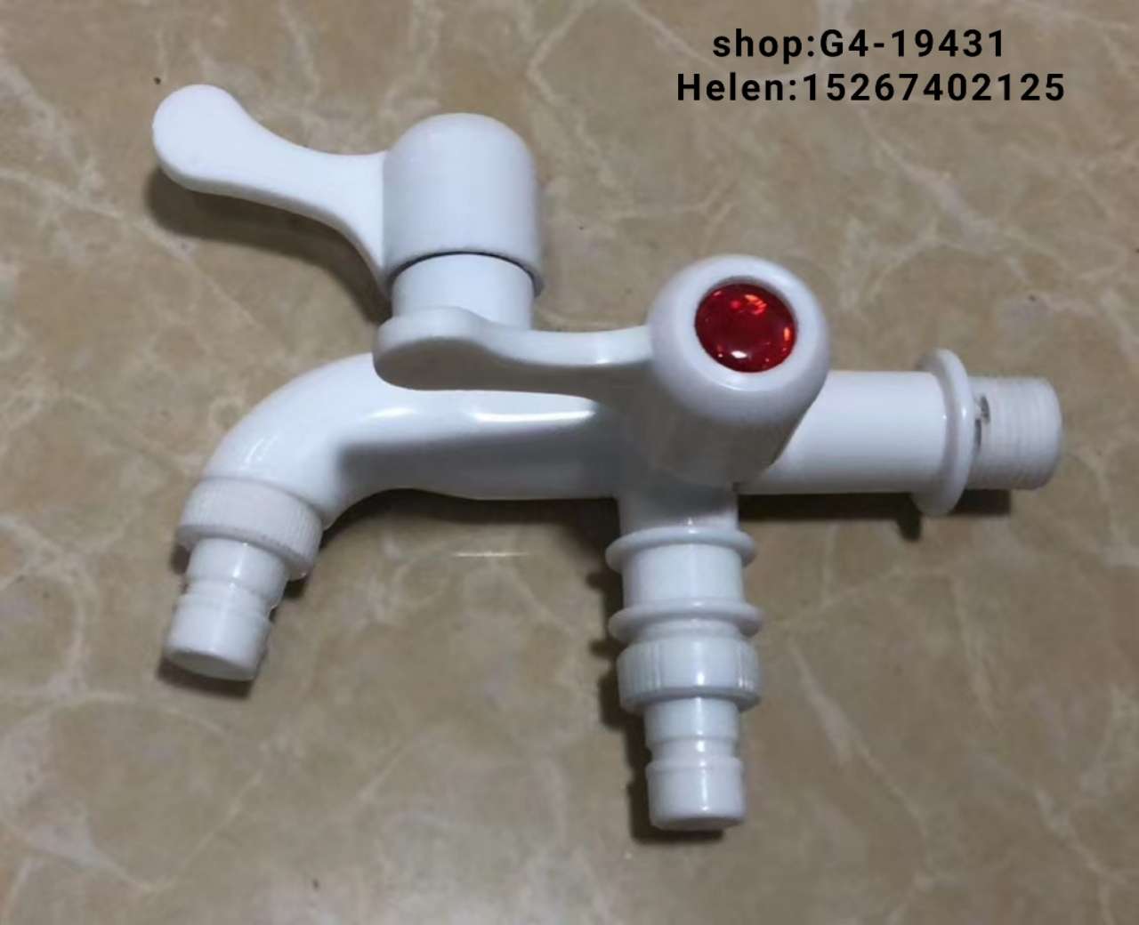 Faucet water spout plastic water spout Drinking machine faucet 1/2 water spout 3/4 water spout PP water spout Color water spout Electroplated plastic vertical faucet...