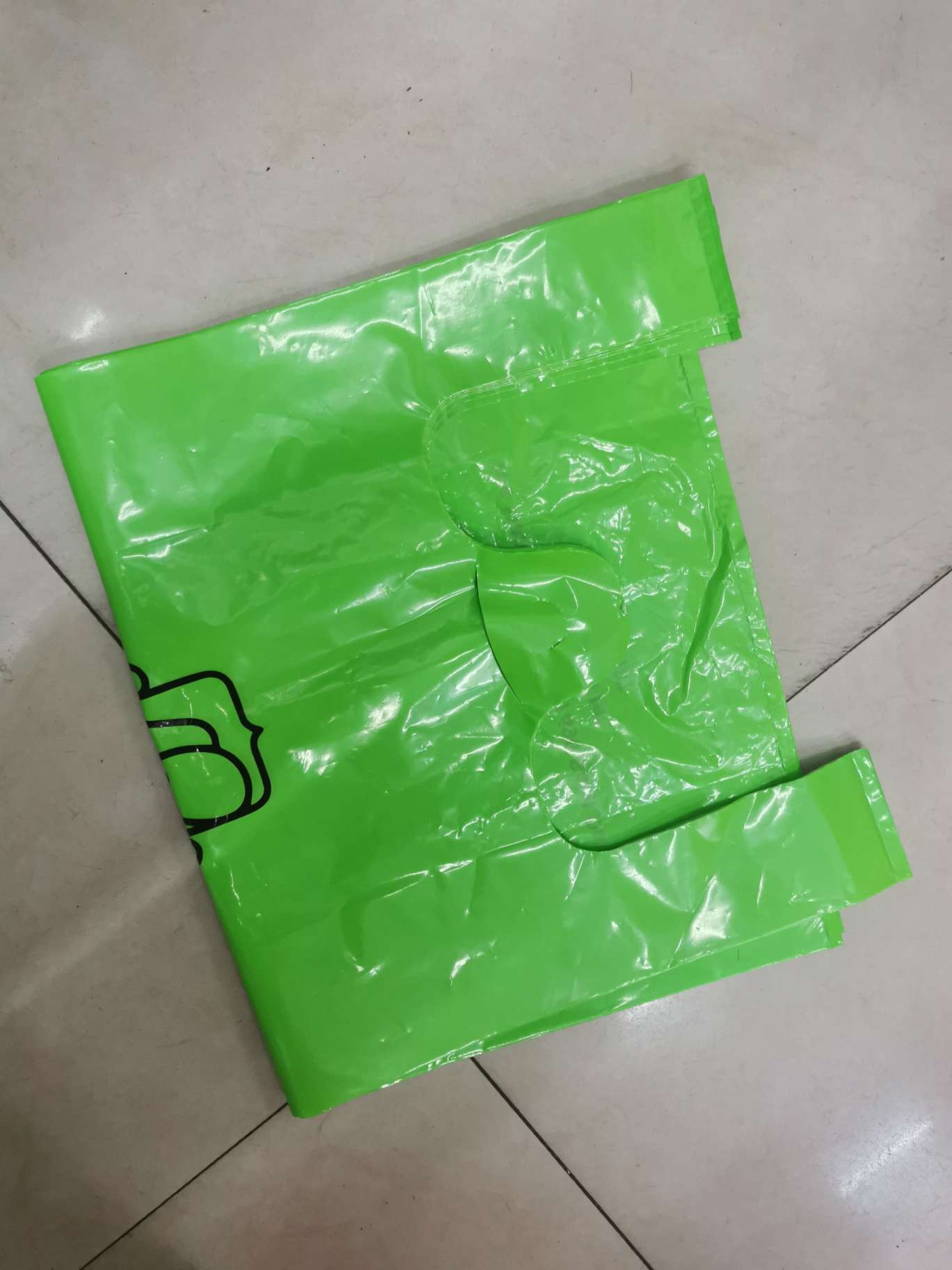Eco-friendly LDPE vest bags, custom-made available. details Picture