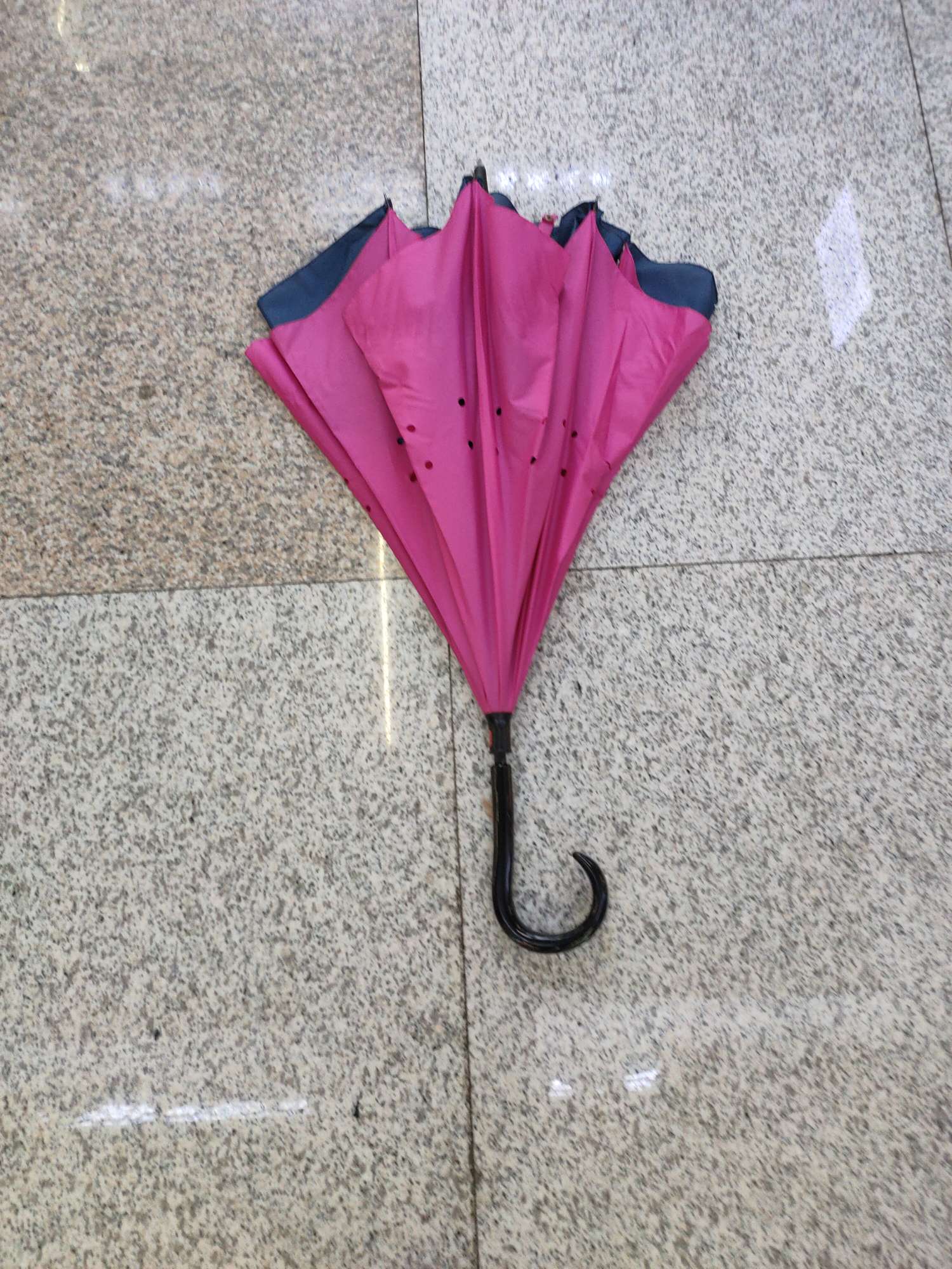 New double-layer reverse umbrella for cars, creative flip and inverted umbrella, factory direct sales detail image 3