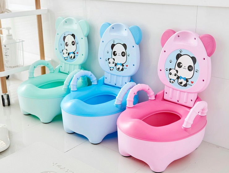熊猫坐便器儿童马桶