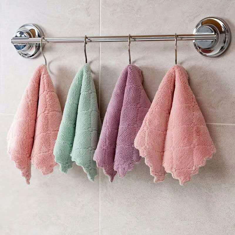 Lazy Dishcloth Kitchen Household Cleaning Towel Household Absorbent Towel Does Not Drop Hair Does Not Stain The Oil Wipe The Table To Oil Dishcloth Specification drawing