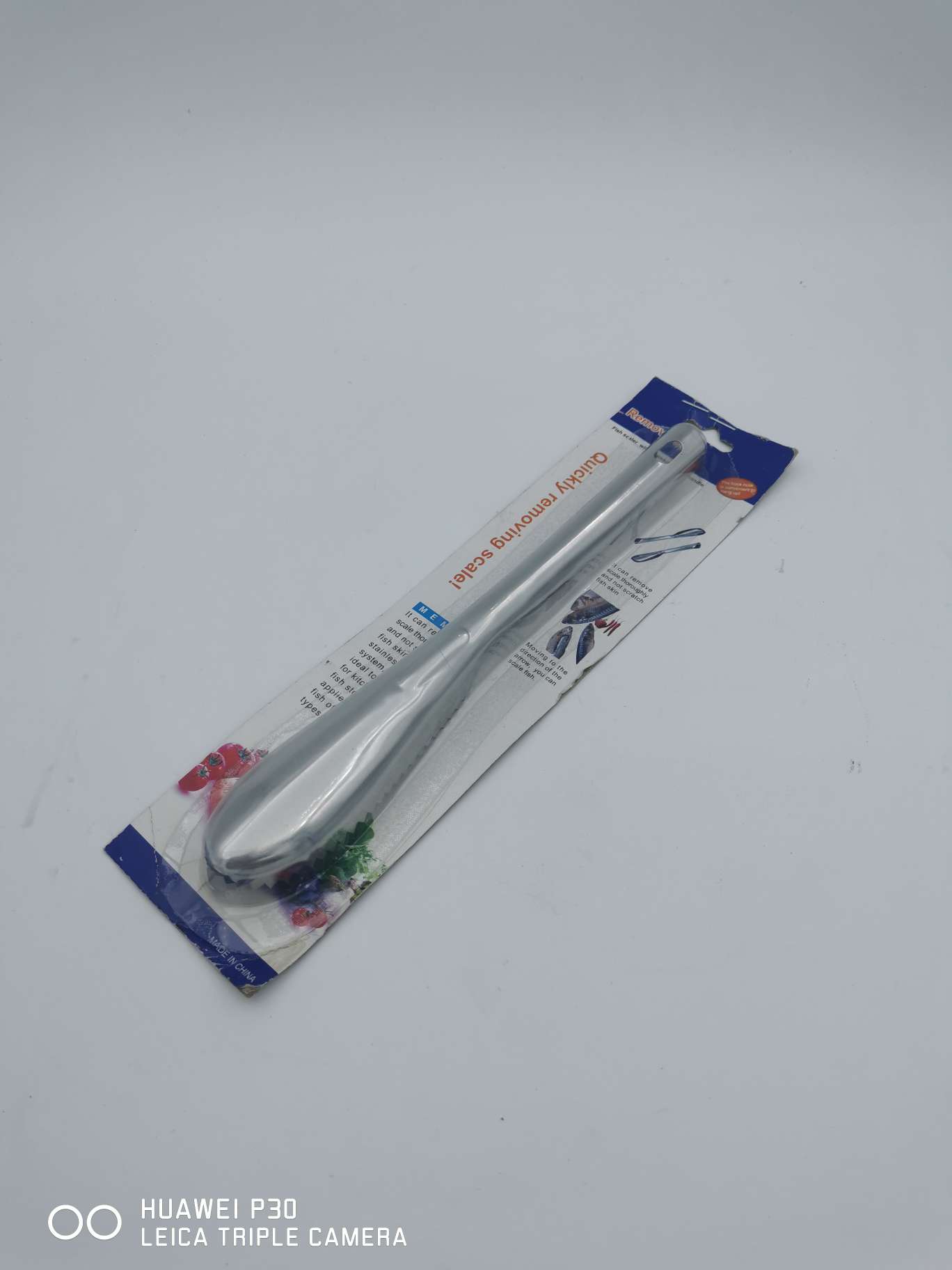 不锈钢鱼鳞刨刮鱼鳞器手动去鱼鳞工具刮鱼鳞器厨房神器 FM302吸卡