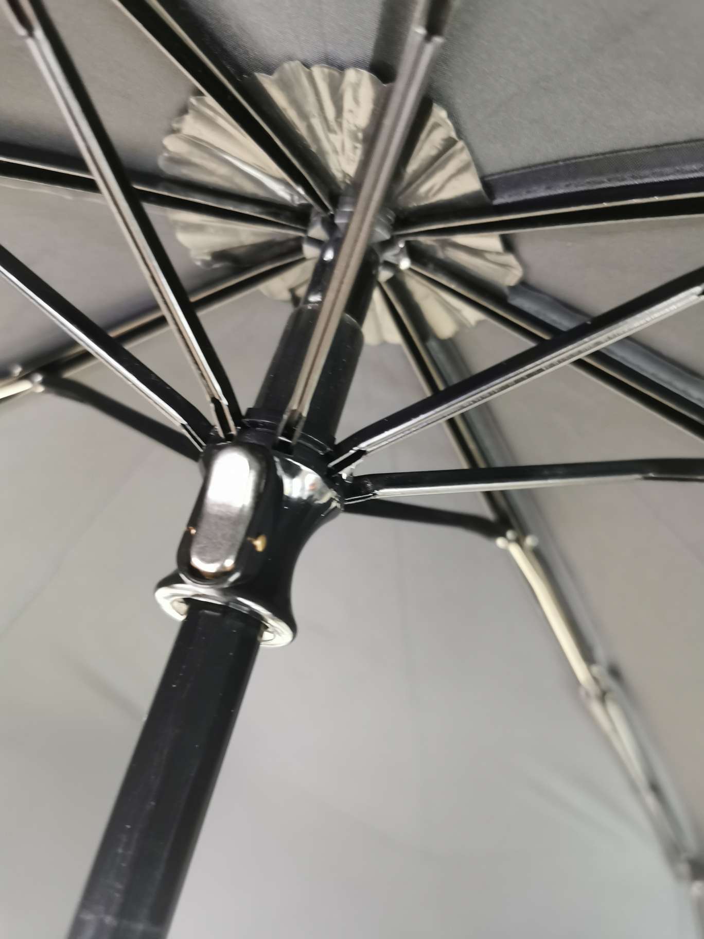 8-bone Jiuhe Edition all-aluminum umbrella frame, fully light-blocking digital printed fashionable lady sunshade umbrella, UV protection detail image 6