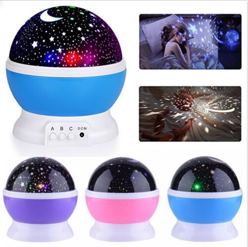 跨境星空灯旋转浪漫星光投影灯儿童卧室星空投影仪外贸跨境热销星空投影夜灯详情1