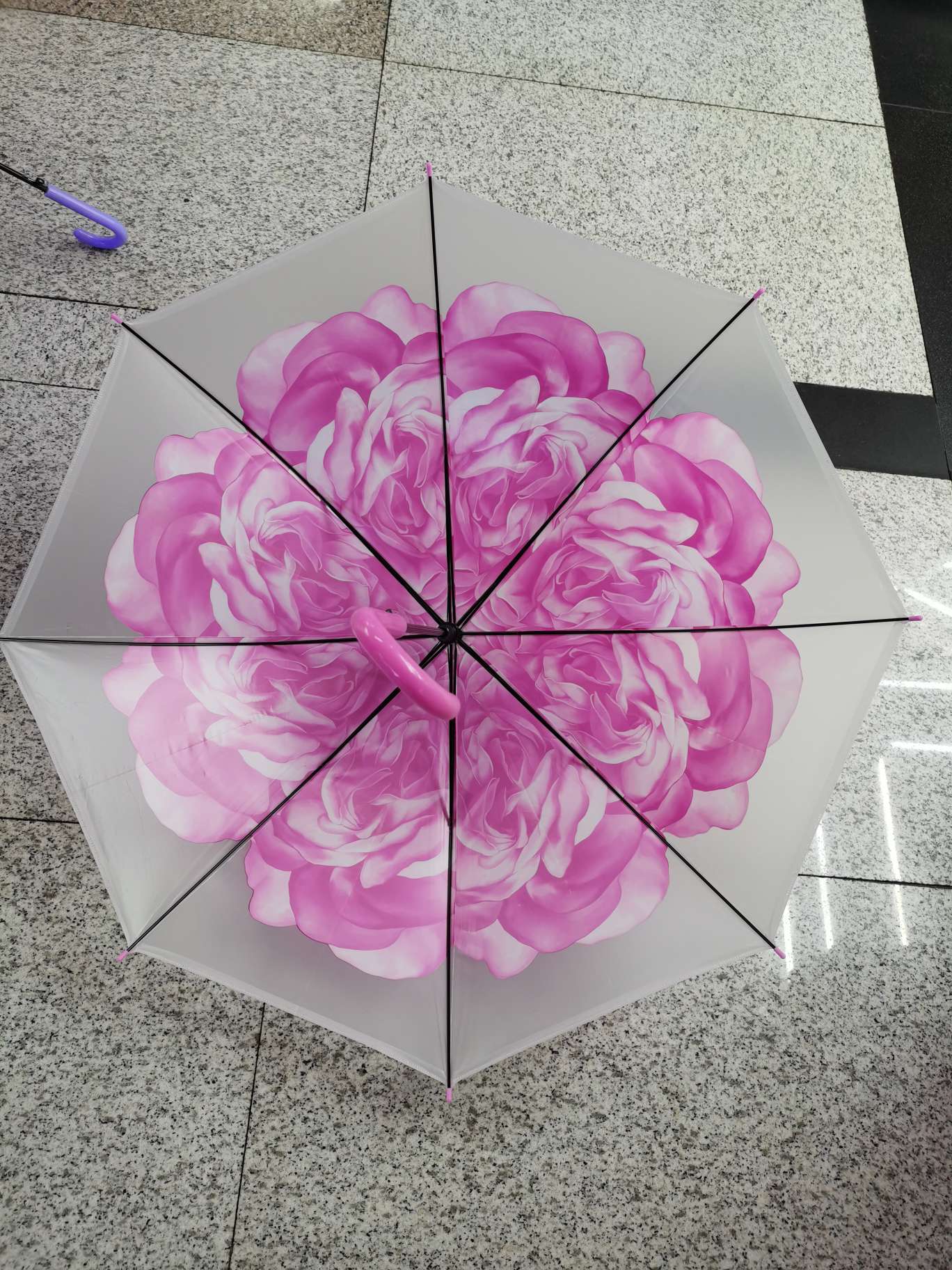 55 cm eco-friendly flower umbrella details Picture