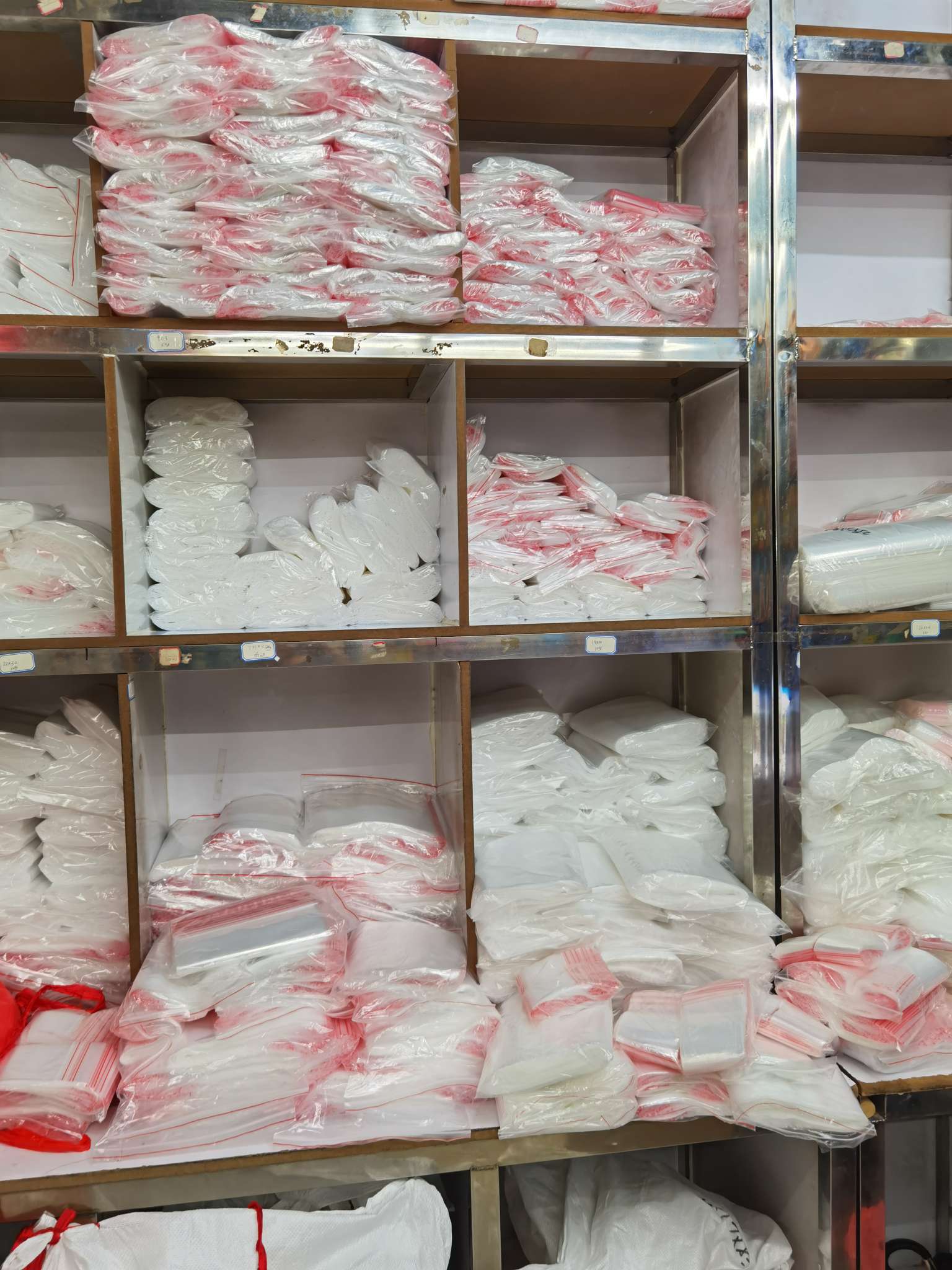 3x3, 7x1095 transparent sealed PE self-sealing bags for preservation, large size for storing small samples, plastic packaging bags for packaging 7 bags of food