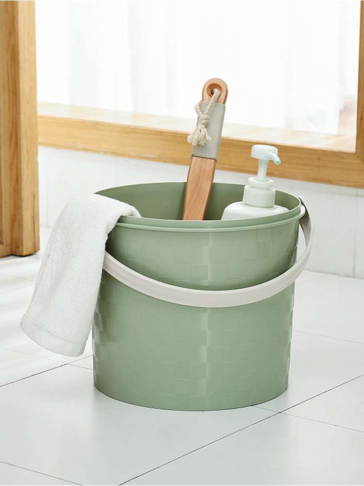 加厚多用收纳桶凳家用洗澡洗车桶带盖手提塑料优质水桶可坐钓鱼桶  塑 0008 10L钓鱼桶