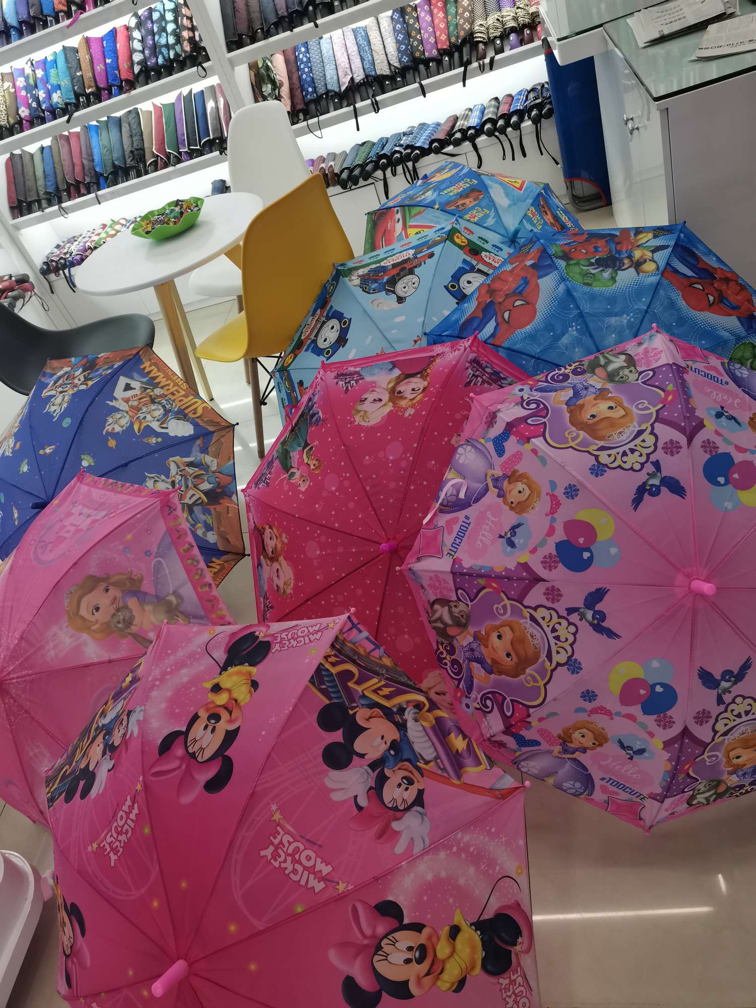 50 cm children's umbrella cartoon umbrella details Picture