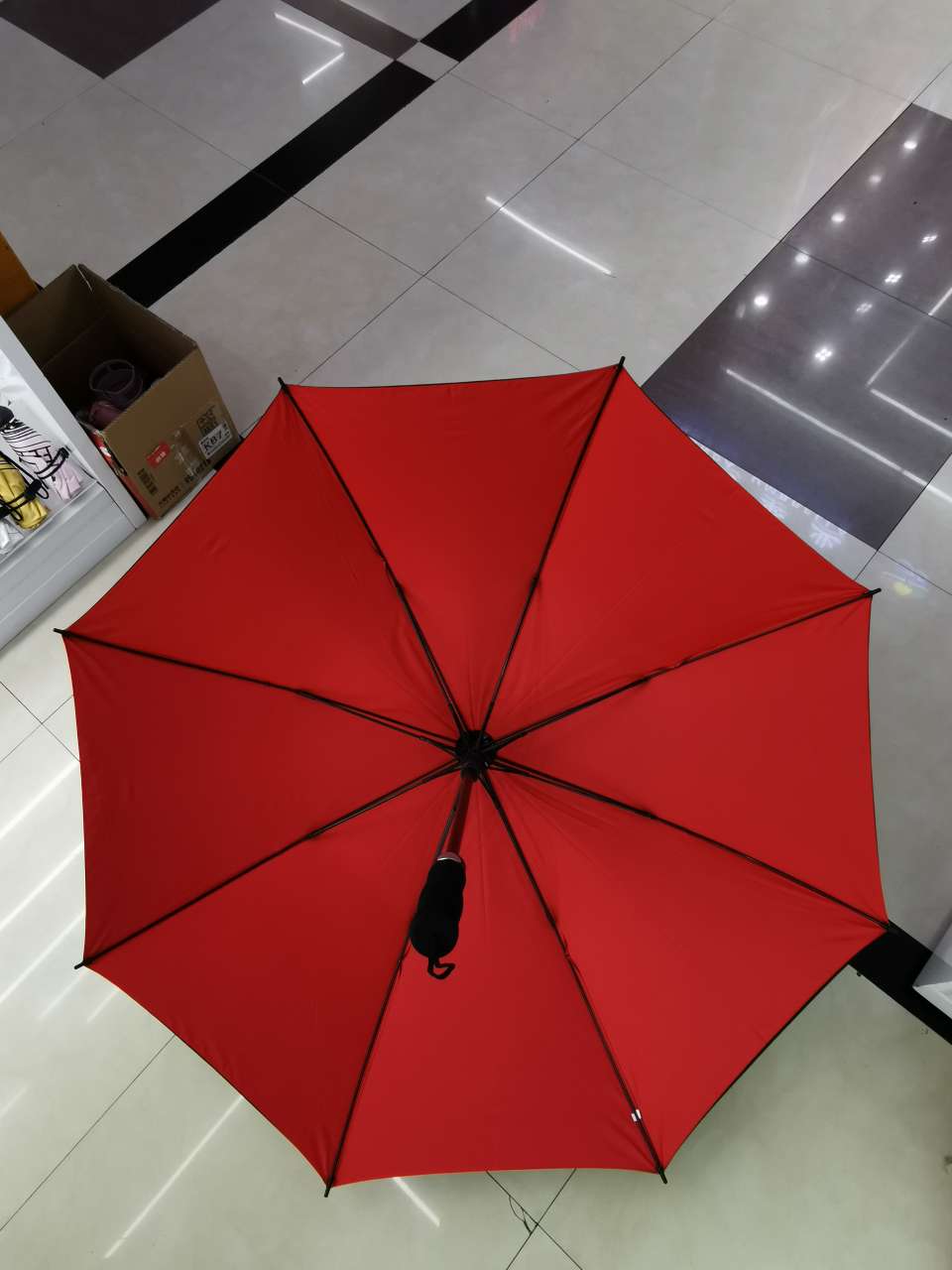 Long-handled business 27-inch double-layer golf umbrella, advertising umbrella and gift umbrella can be printed with logo Item Picture