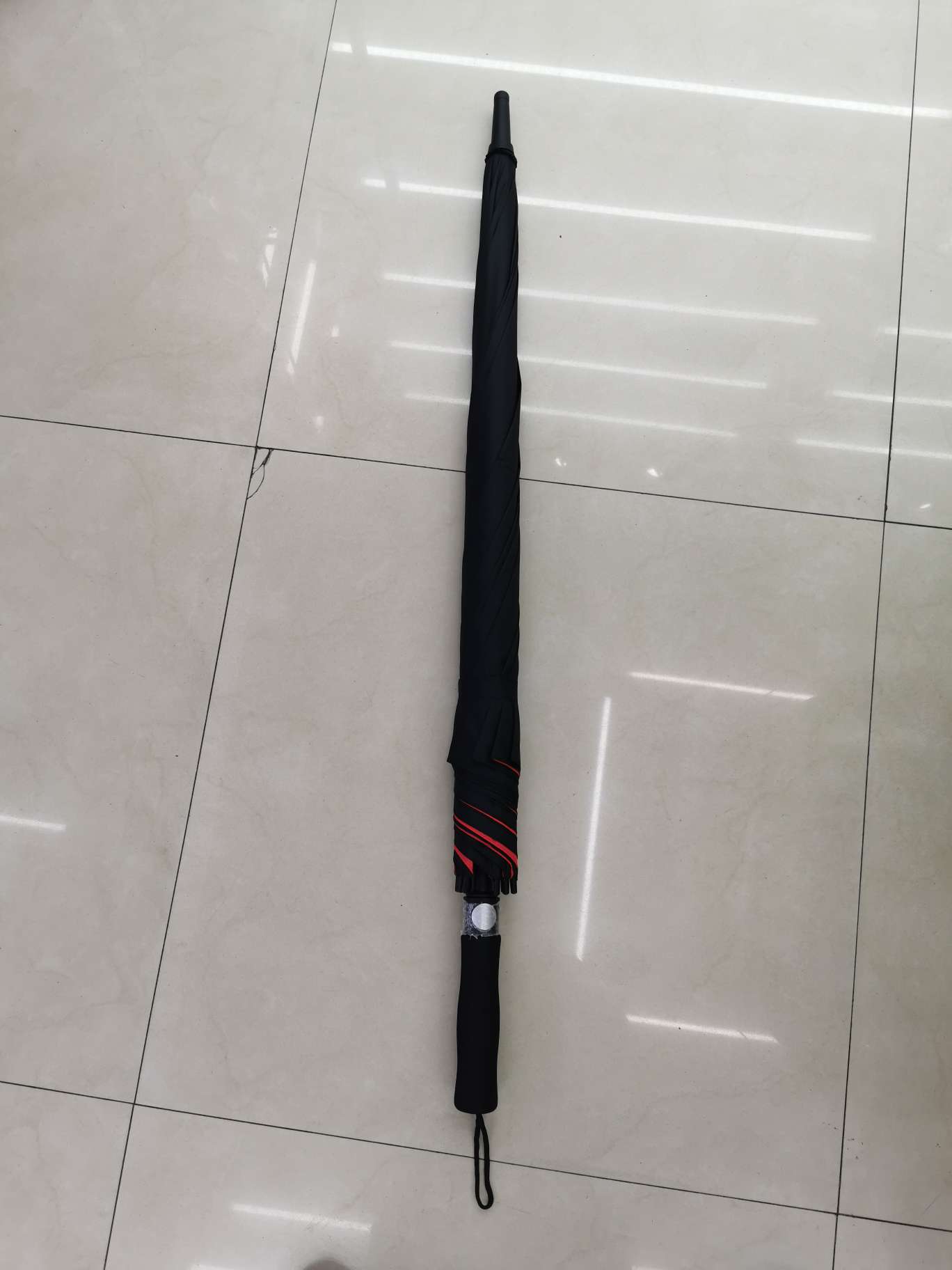 Long-handled business 27-inch double-layer golf umbrella, advertising umbrella and gift umbrella can be printed with logo details Picture