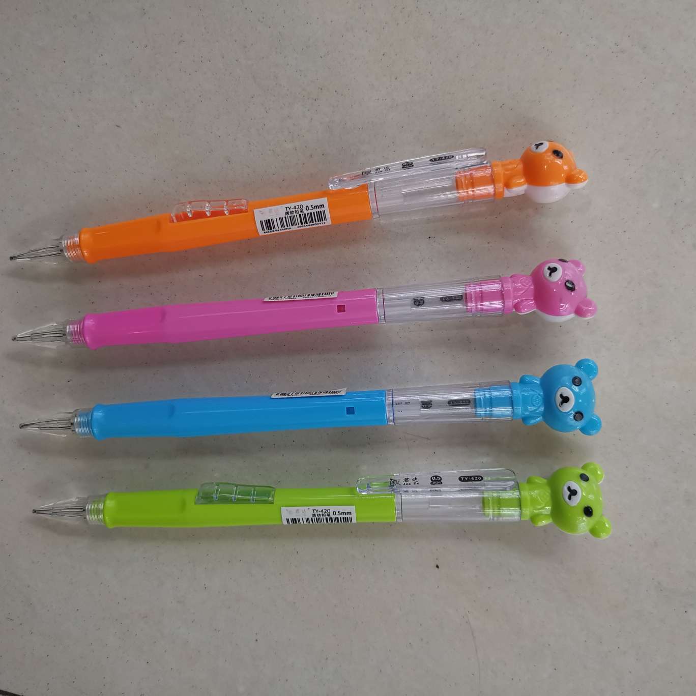 Press side to shape the pencil