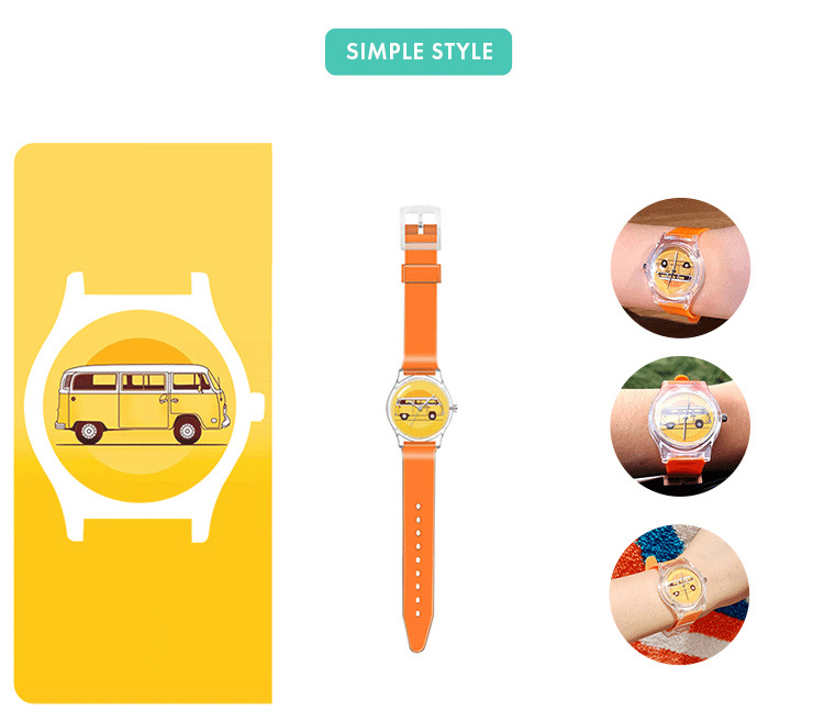 ساعات التلميذة للبيئة البلاستيكية البلاستيكية Specification image