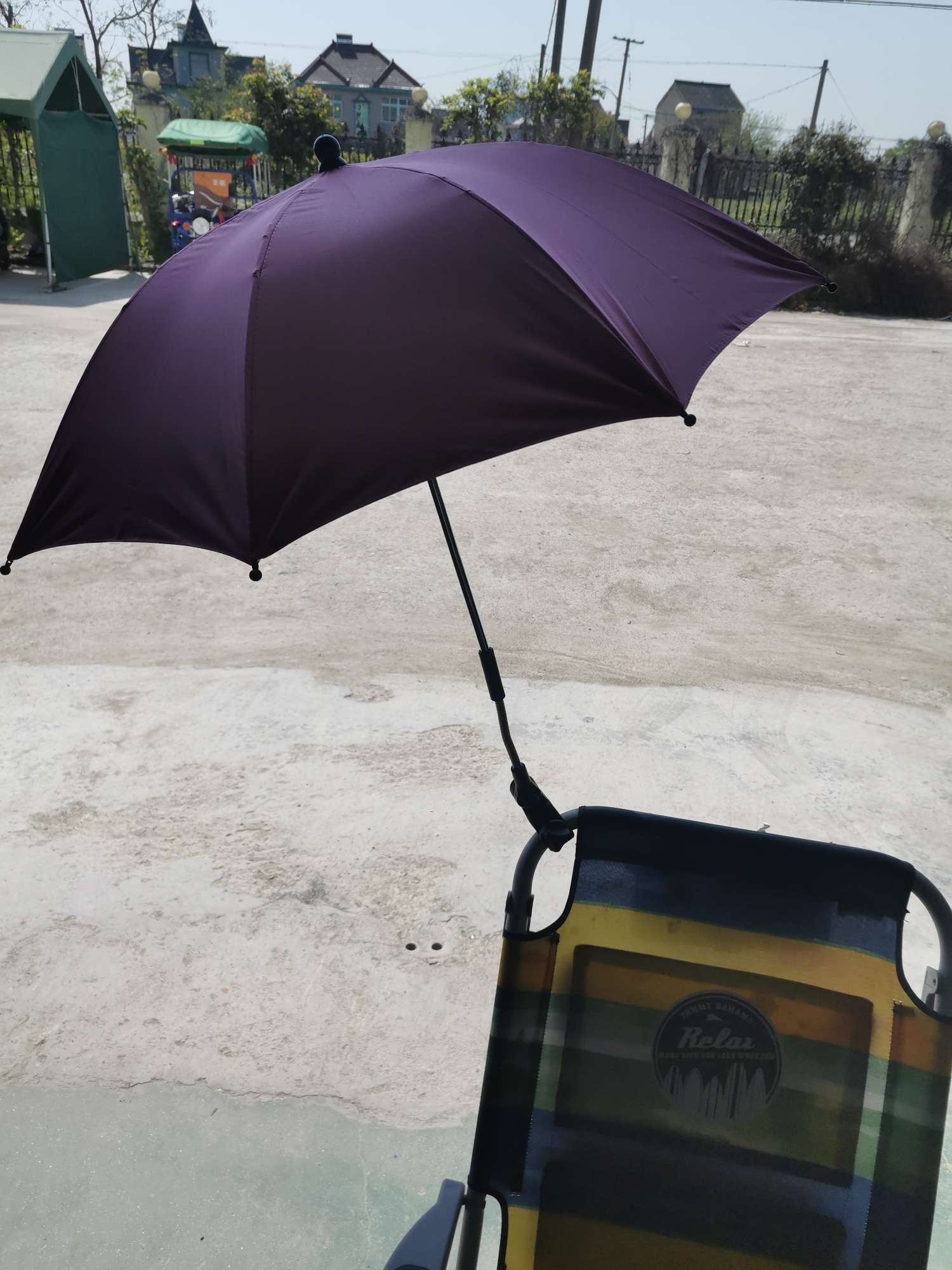 Baby carriage sun umbrella