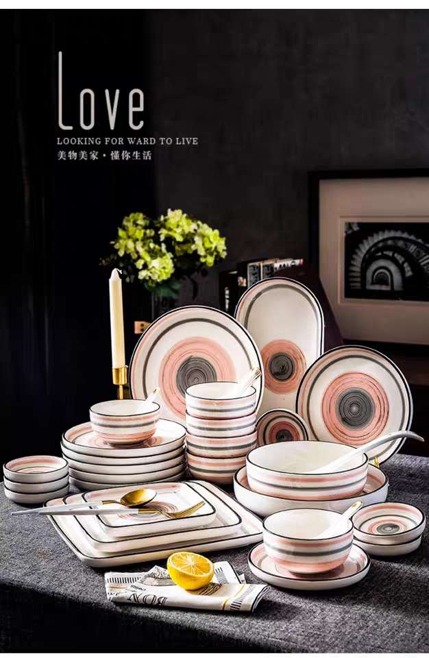 Nordic ceramic plates